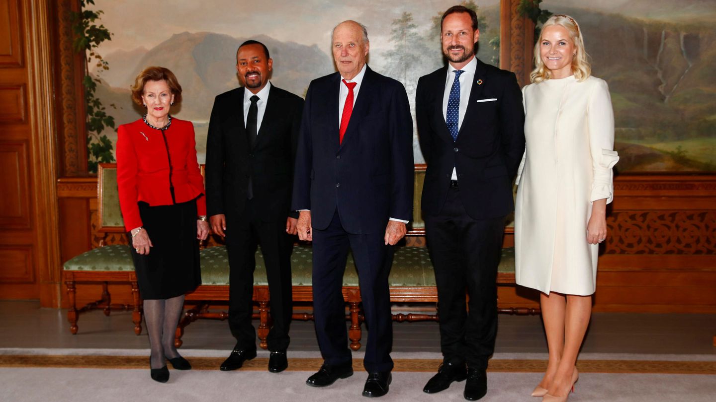 Audiencia en el Palacio Real de Oslo. (Reuters)