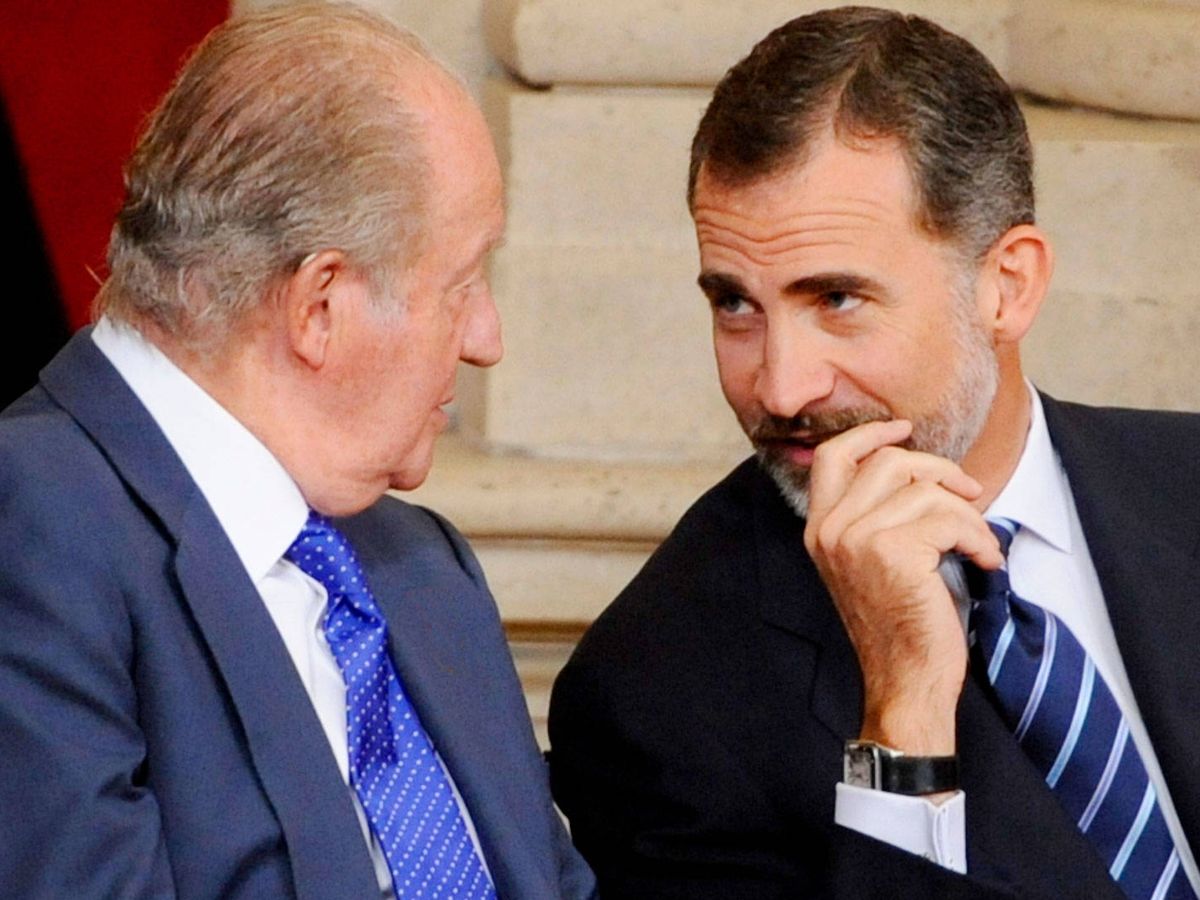 Foto: Felipe VI y Juan Carlos. (Getty)