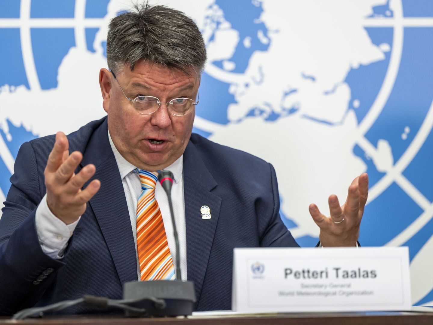 El secretario general de la OMM, Petteri Taalas. (EFE/M.Trezzini)