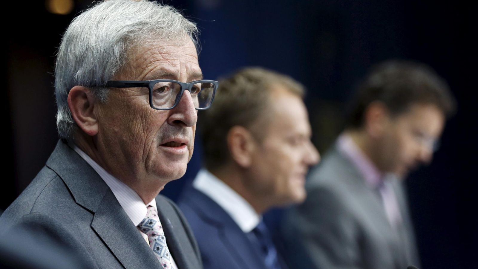 Foto: El presidente de la Comisión Europea, Jean-Claude Juncker, durante una rueda de prensa en Bruselas (Reuters).