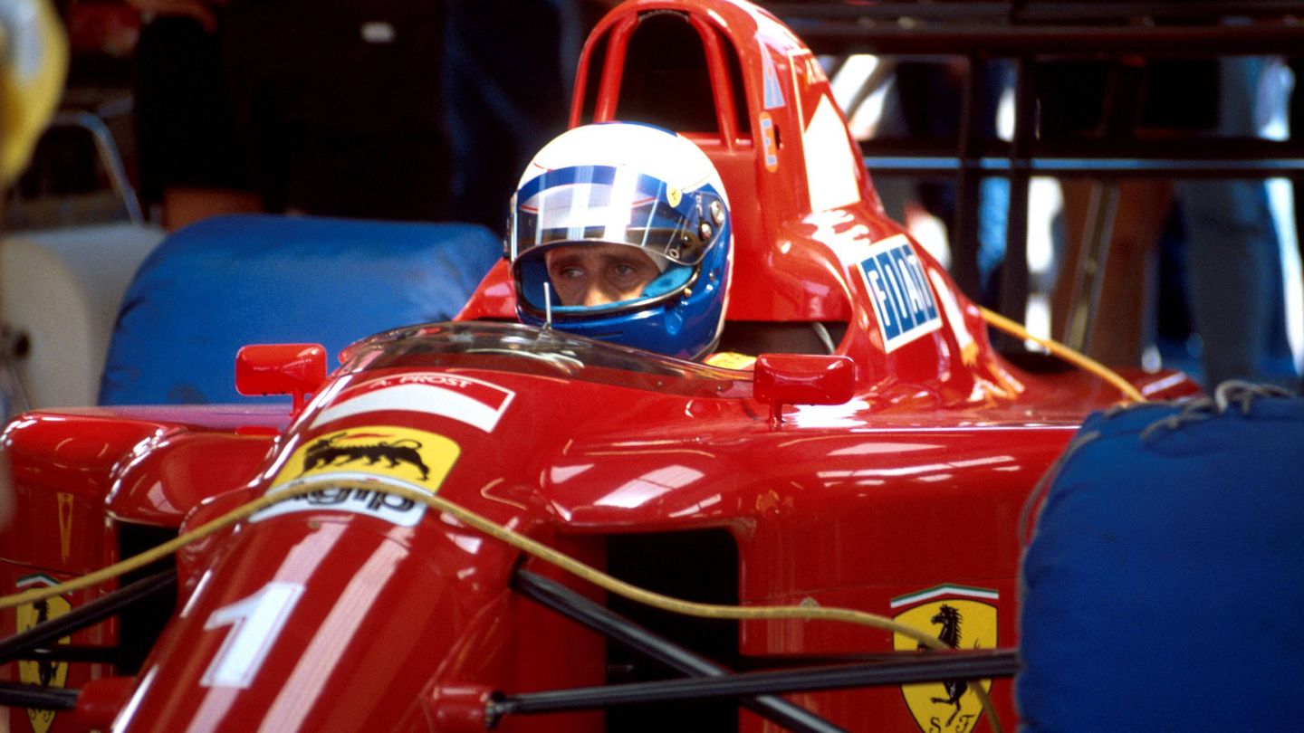 Alain Prost no logró terminar su última temporada con Ferrari en 1991 (REUTERS)
