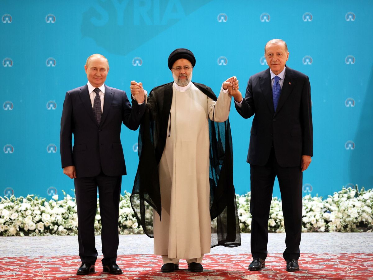 Foto: Presidentes de Irán, Rusia y Turquía asisten a la cumbre de Siria en Irán