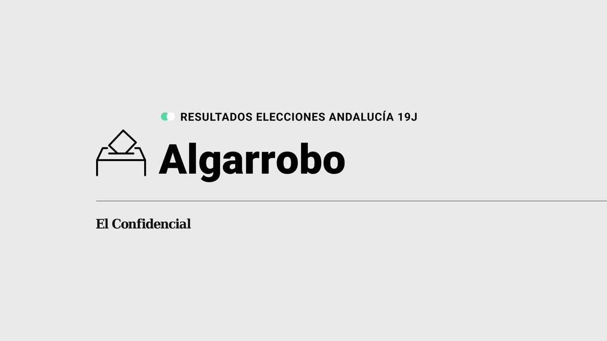 Resultados en Algarrobo de elecciones Andalucía 2022 con el 100% escrutado