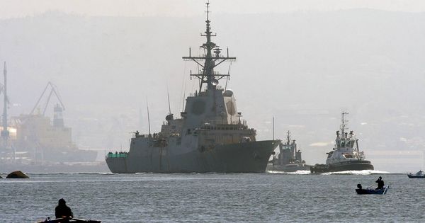 Foto: Fragata Cristóbal Colón, entregada por Navantia a la Armada española en 2012. (EFE)