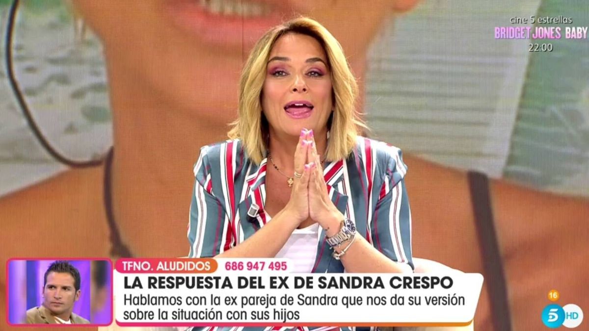 El exmarido de Sandra Crespo niega a Toñi Moreno el "calvario" de su exmujer
