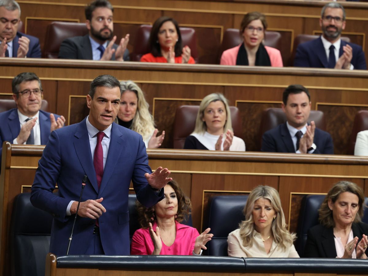 Foto: Pedro Sánchez en el Congreso. (Europa Press/Jesús Hellín)