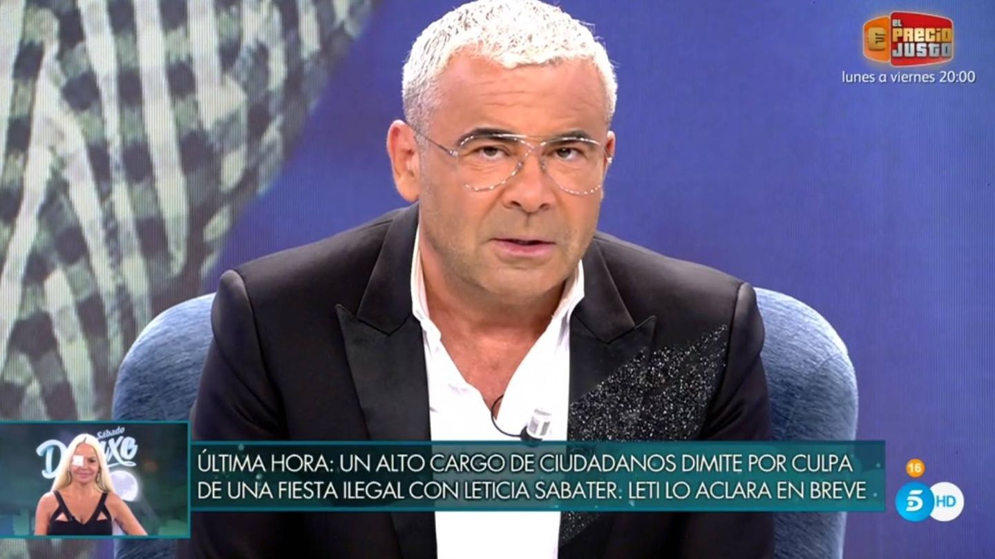 Jorge Javier hablando sobre el documental de Carrasco. (Telecinco).