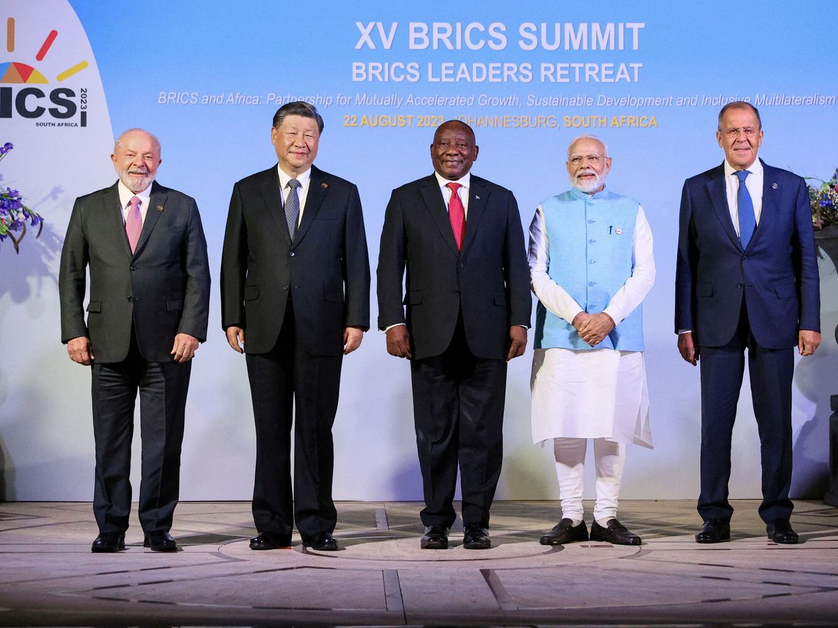 Foto: Los líderes posan en la XV Cumbre de los Brics. (Reuters)