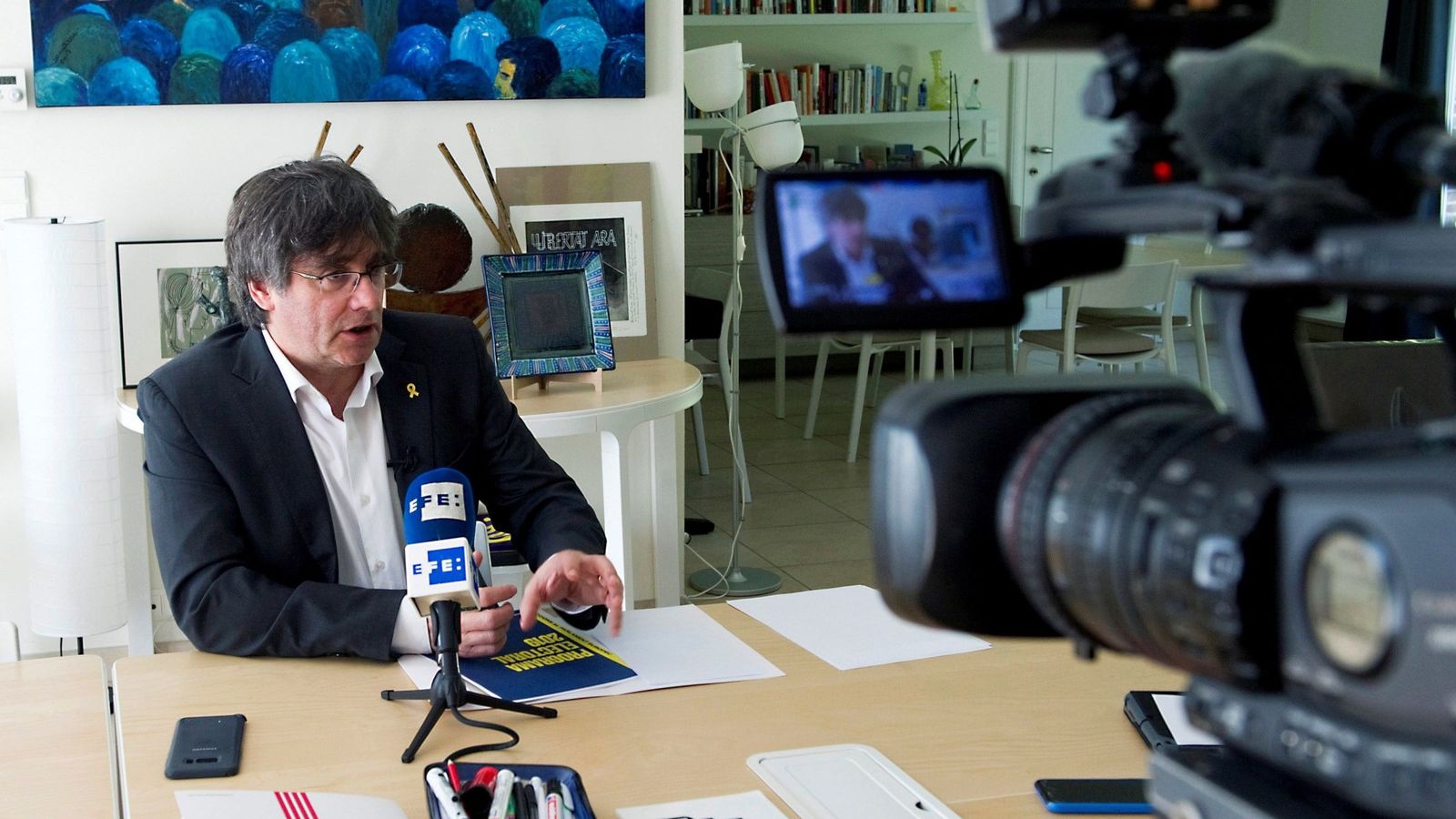 Foto: El 'expresident' Carles Puigdemont. (EFE)