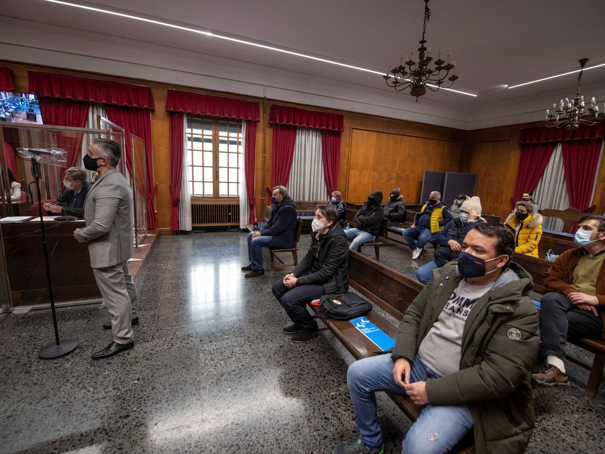Foto: Una de las sesiones del juicio de la Operación Zamburiña. (EFE/Brais Lorenzo)