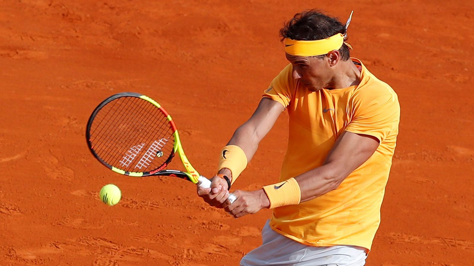 Foto: Rafael Nadal supera su primera prueba contra Aljaz Bedene. (EFE)