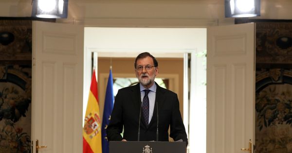 Foto: Mariano Rajoy durante su declaración. (Reuters)