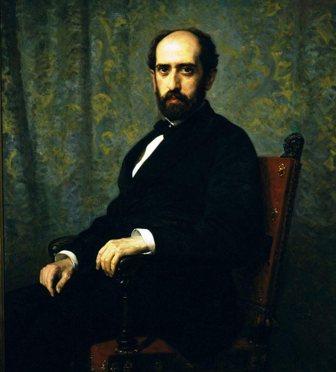 Nicolás Salmerón, por Federico Madrazo. 1879