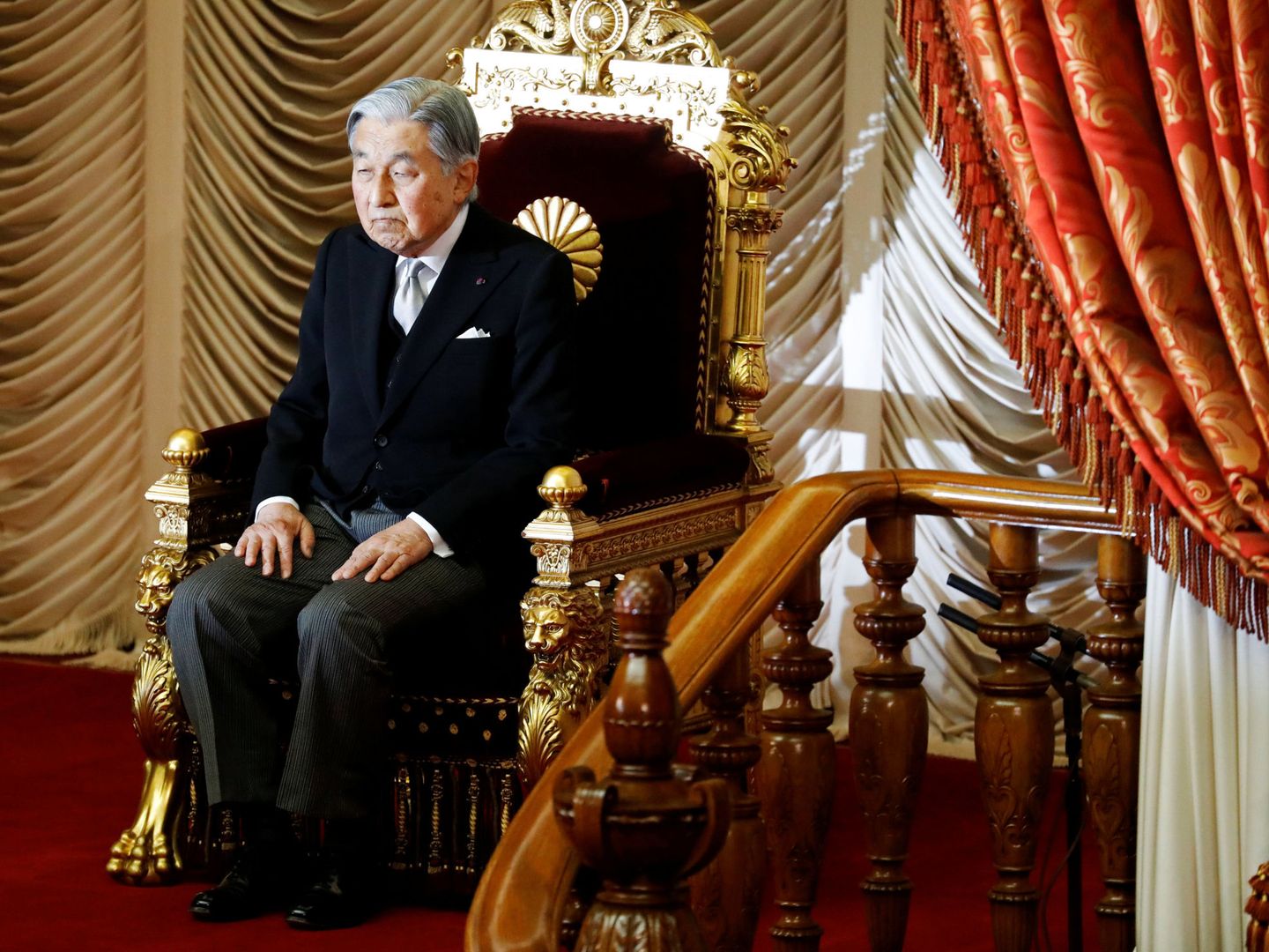 La ceremonia de abdicación de Akihito será el 30 de abril. (Reuters)