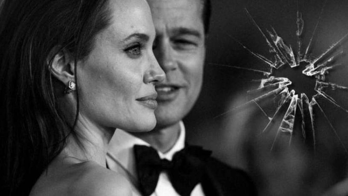 Angelina Jolie y Brad Pitt en un fotomontaje realizado en Vanitatis.