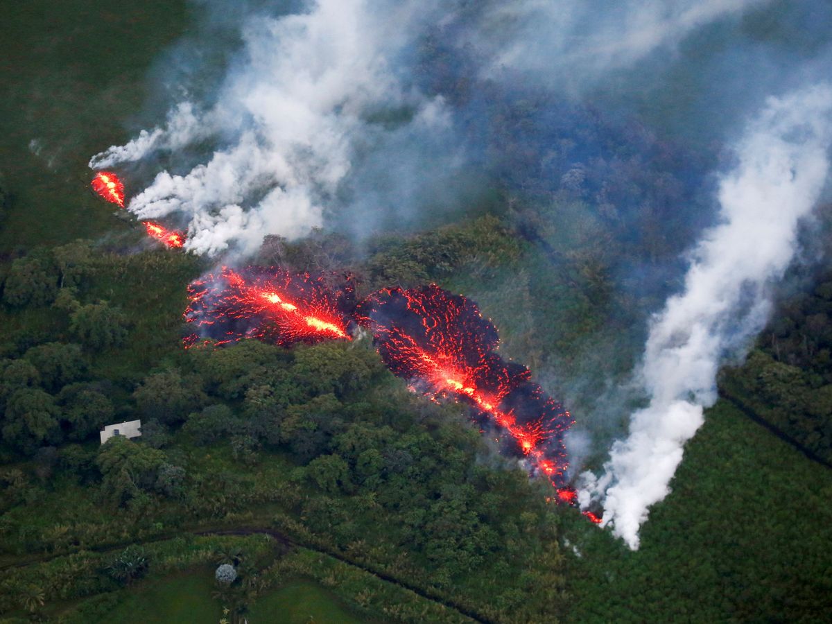 Foto: Lava de un volcán de Hawaii. Foto: Reuters