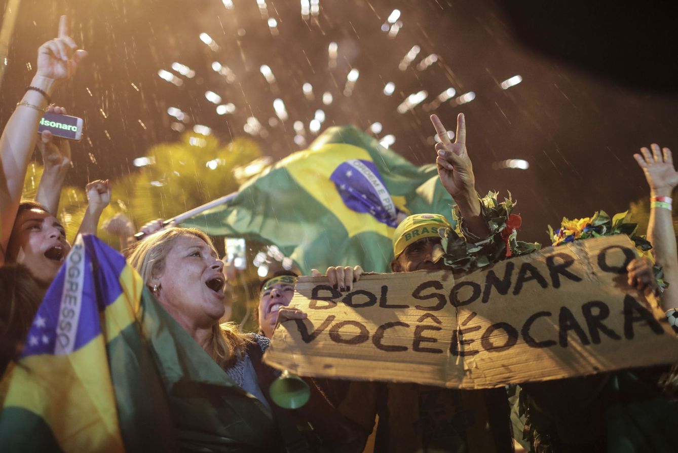 Simpatizantes de Bolsonaro. (EFE)