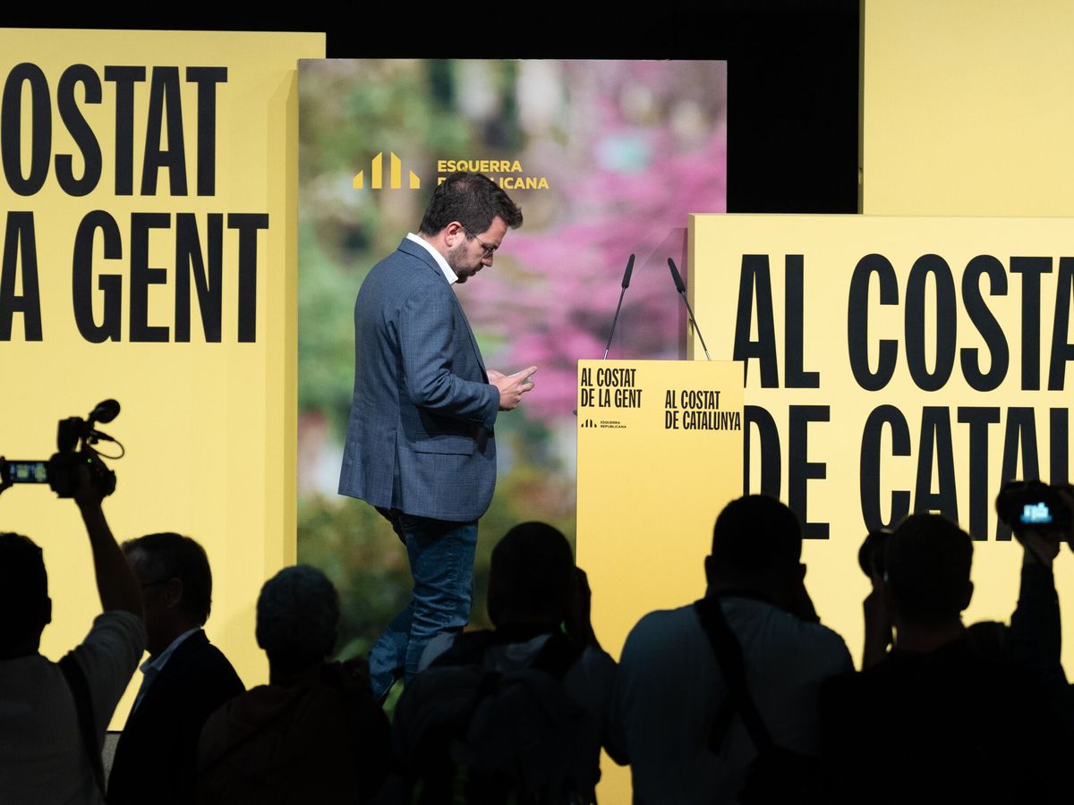 Foto: El presidente de la Generalitat de Catalunya y candidato de ERC a la reelección, Pere Aragonès. (Europa Press/David Zorrakino)