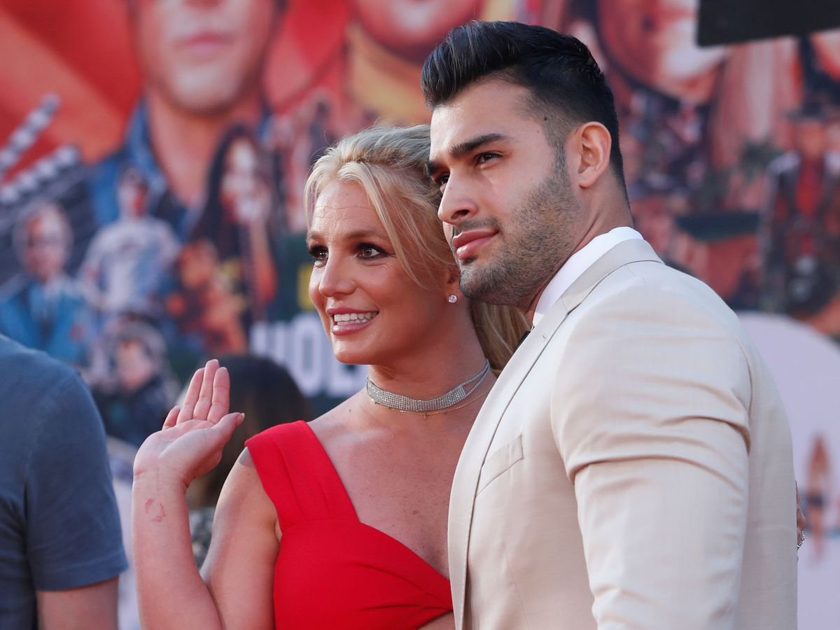 Foto: Britney Spears y Sam Asghari, en la premier de la película 'Once upon a time in Hollywood' en 2019 (Reuters/Mario Anzuoni)