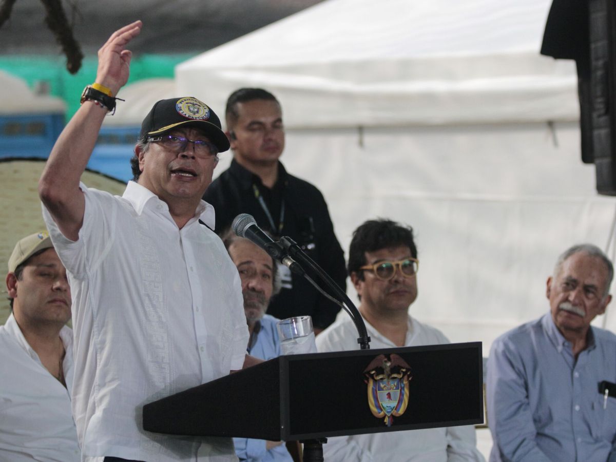 Foto: El presidente de Colombia, Gustavo Petro. (EFE/Mario Caicedo)