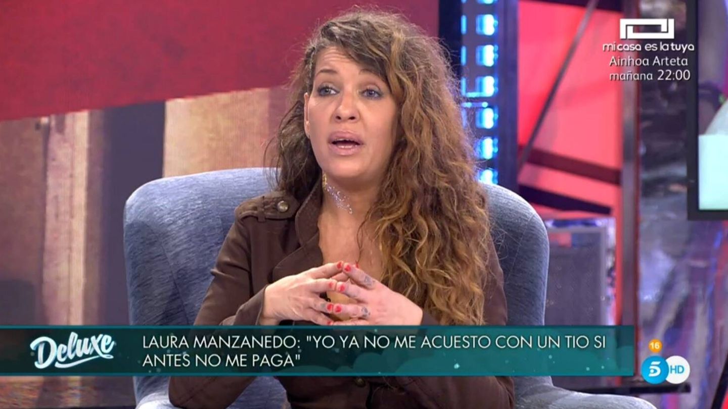Laura Manzanedo, invitada al 'Deluxe'. (Mediaset España)