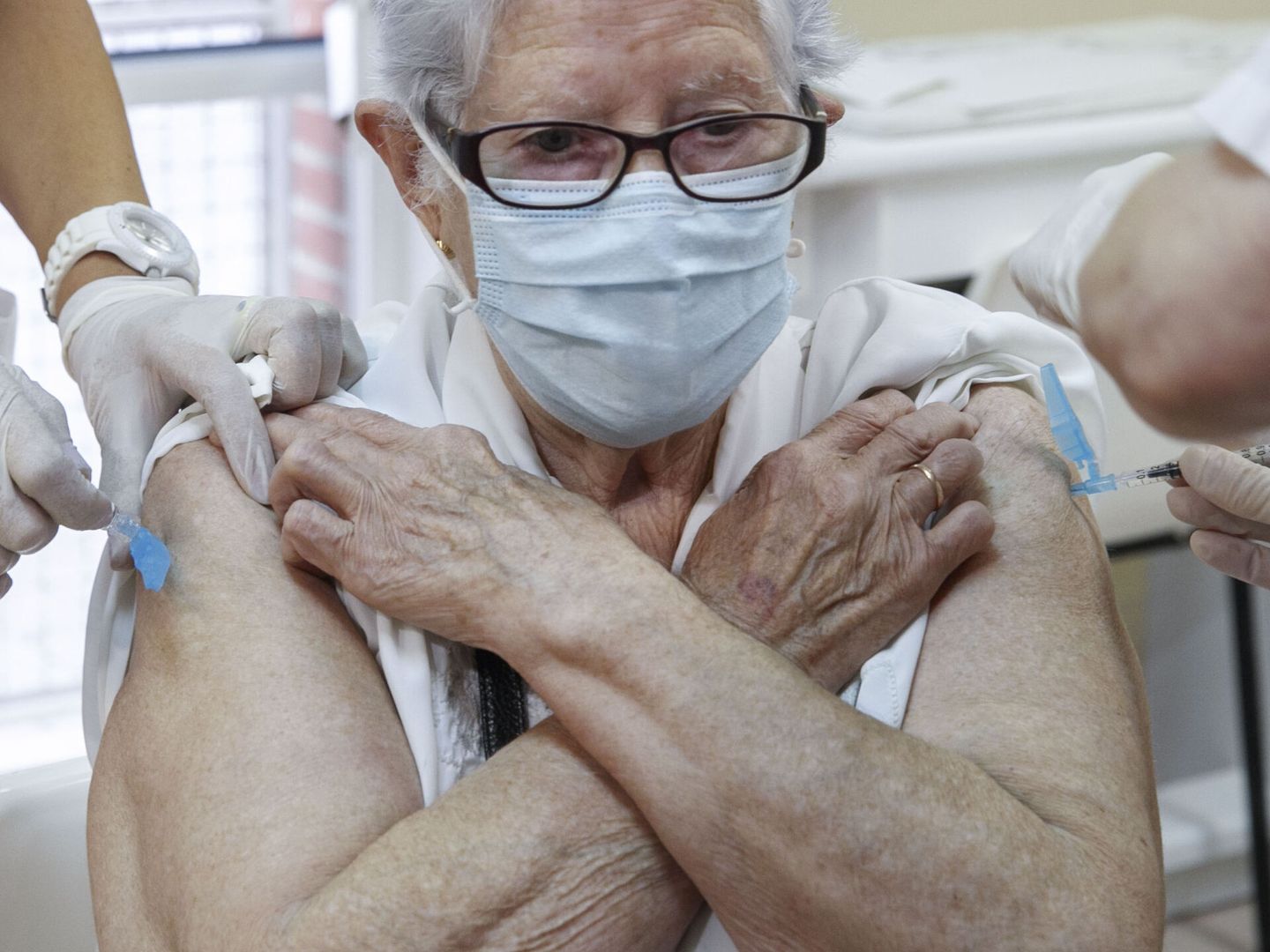 Las personas mayores son un grupo de riesgo de tener herpes zóster (Foto: EFE)