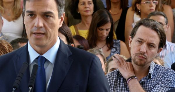 Foto: Los líderes de los dos principales partidos de izquierda, Pedro Sánchez (i) y Pablo Iglesias. (Reuters)