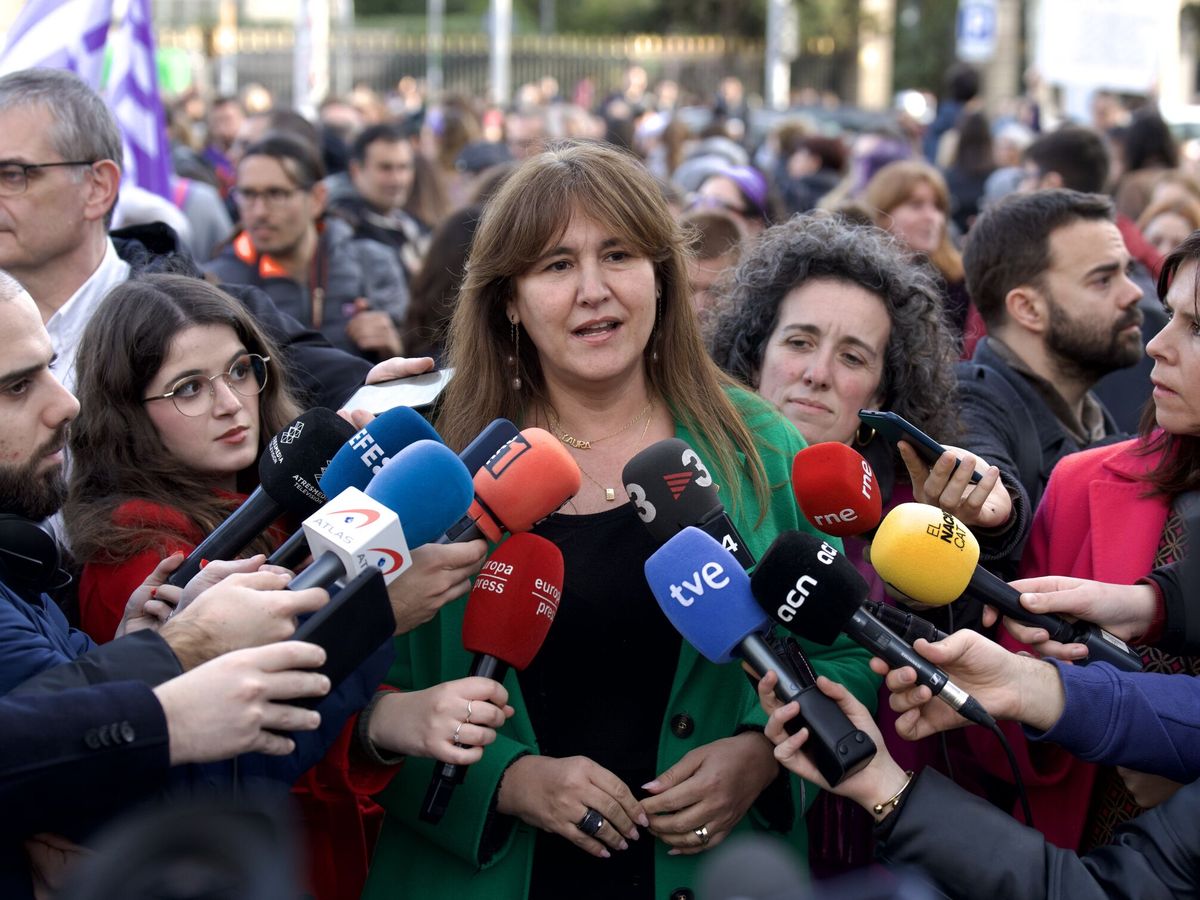 Foto: Laura Borràs, presidenta de Junts. (Europa Press/David Zorrakino)