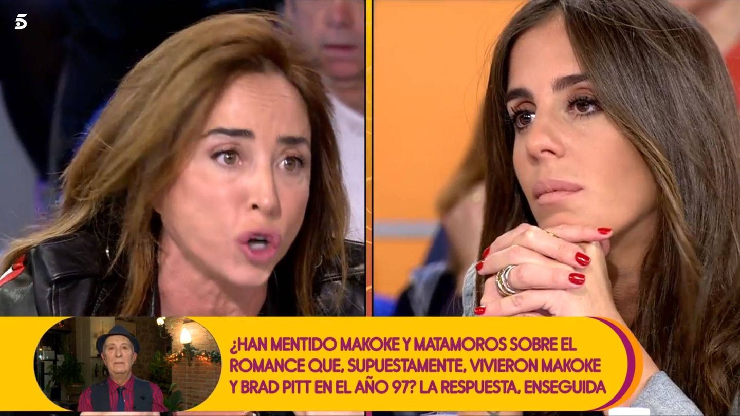 María Patiño y Anabel Pantoja en 'Sálvame'. (Mediaset España)