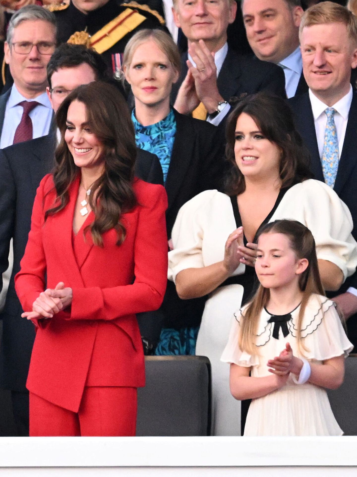 La princesa de Gales y su hija, la princesa Charlotte. (Reuters)