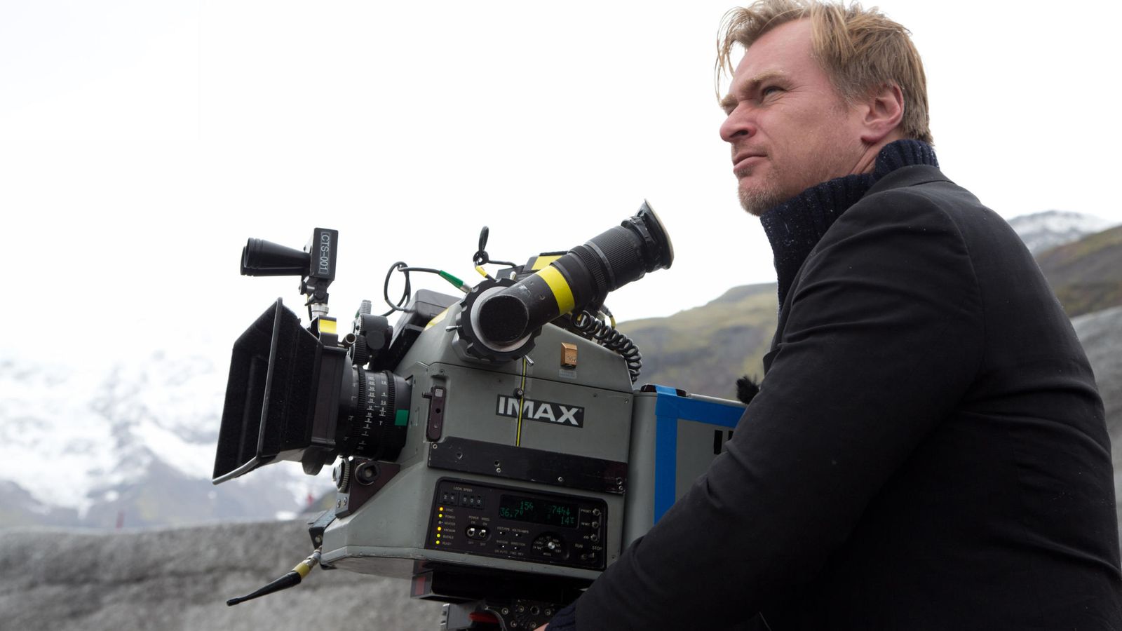 Foto: Nolan en el rodaje de 'Interestelar'