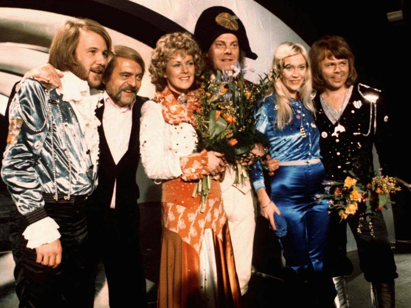 El grupo, tras ganar Eurovisión por 'Waterloo'. (Gtres)