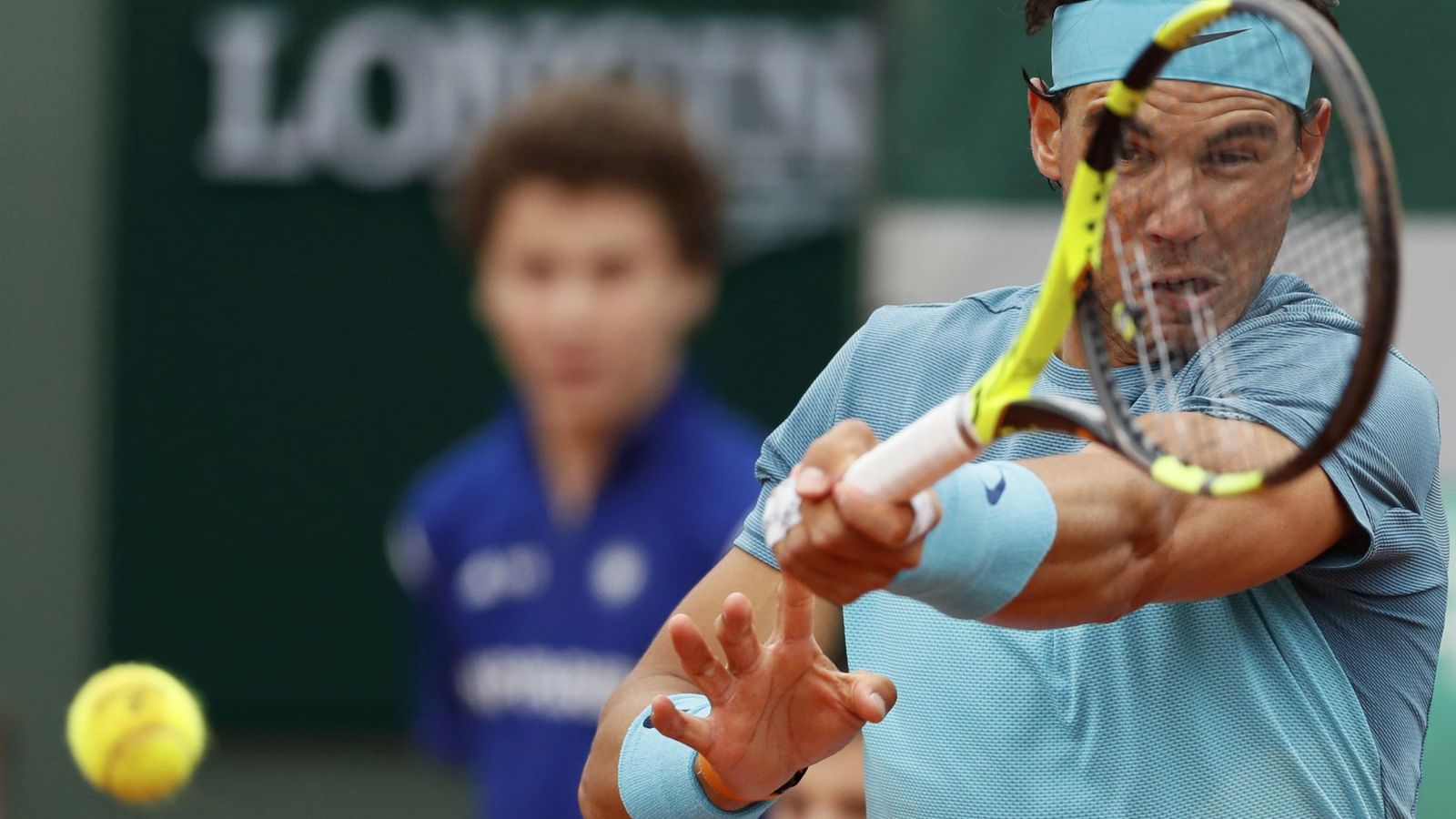 Foto: Rafa Nadal, en su partido de primera ronda (Reuters)