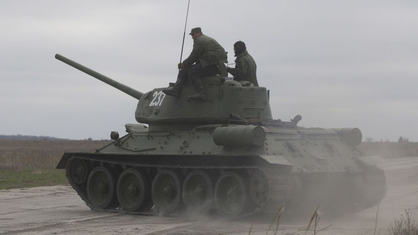 Foto: Tanque de fabricación soviética T-34.(Reuters/Alexander Ermochenko)