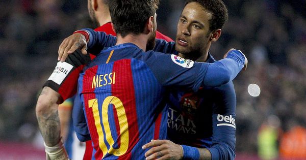 Foto: En la imagen, Messi y Neymar (EFE)