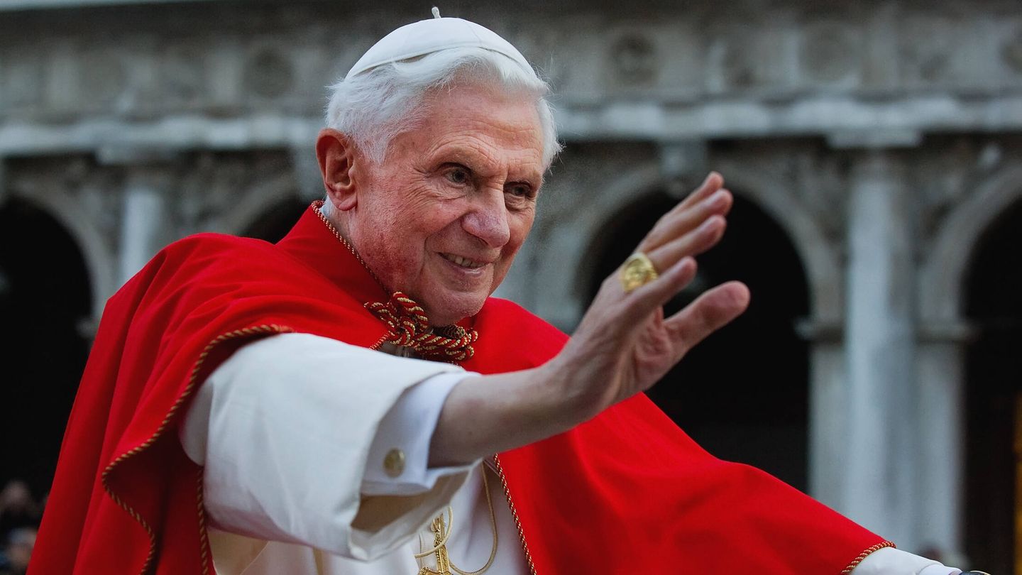  Benedicto XVI, en una imagen de archivo. (Getty)
