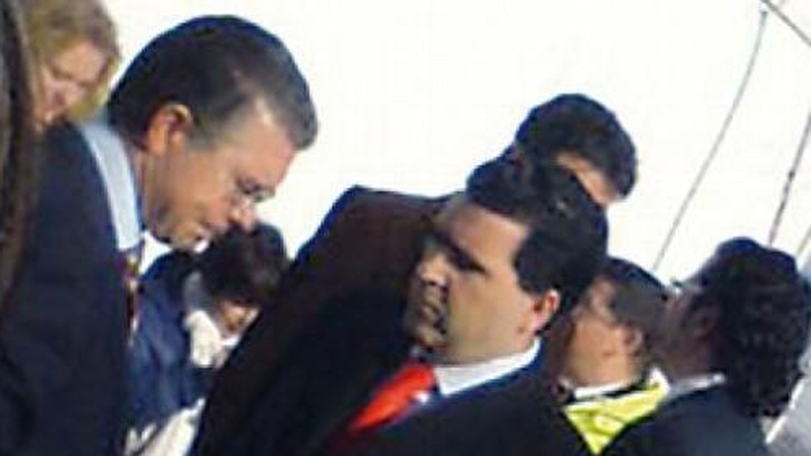 Foto: David Marjaliza (d) junto a Francisco Granados en una imagen de archivo.
