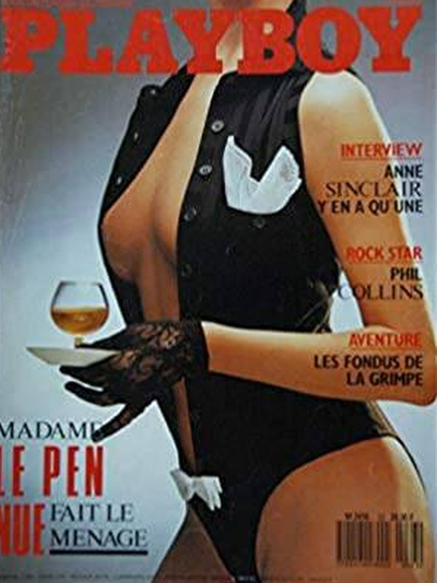 Pierrette Lalanne, matriarca del clan Le Pen, en 'Playboy'.