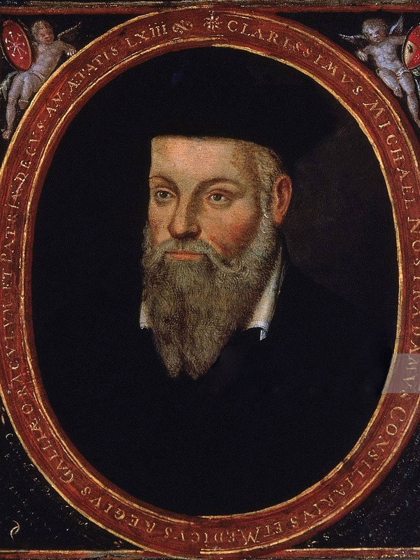 Retrato de Nostradamus pintado por su hijo César.