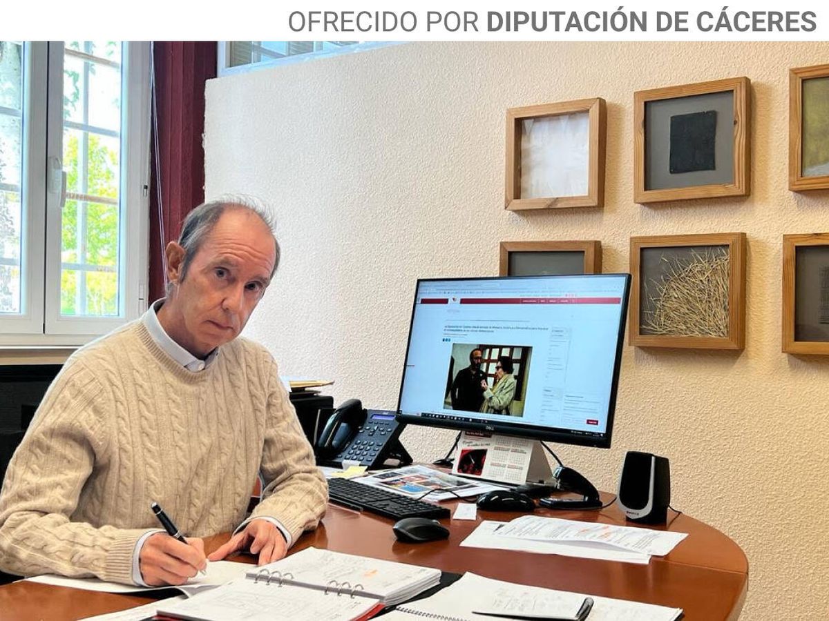 Foto: Fernando Ayala Vicente, jefe de Servicio de Memoria Democrática de la Diputación de Cáceres.
