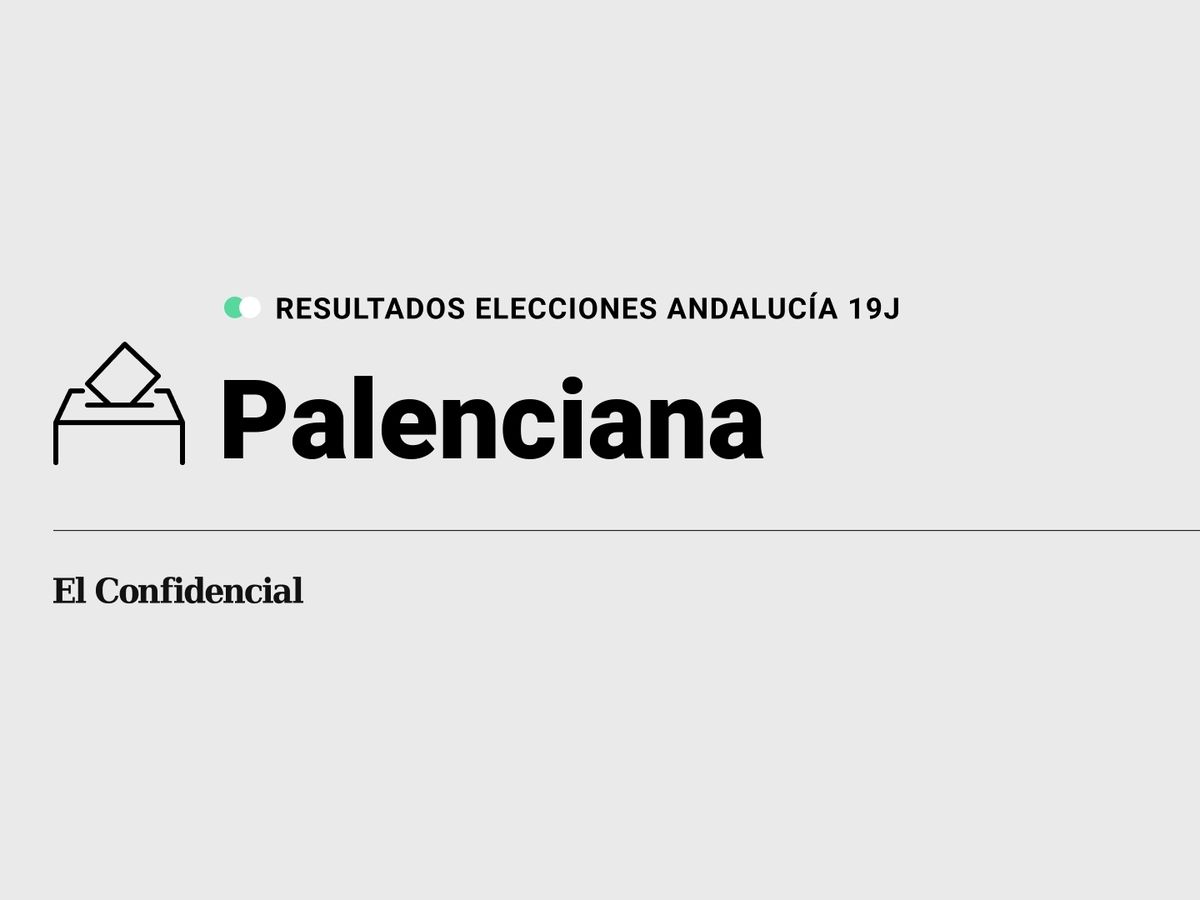 Foto: Resultados en Palenciana, Córdoba, de las elecciones de Andalucía 2022 este 19-J (C.C./Diseño EC)