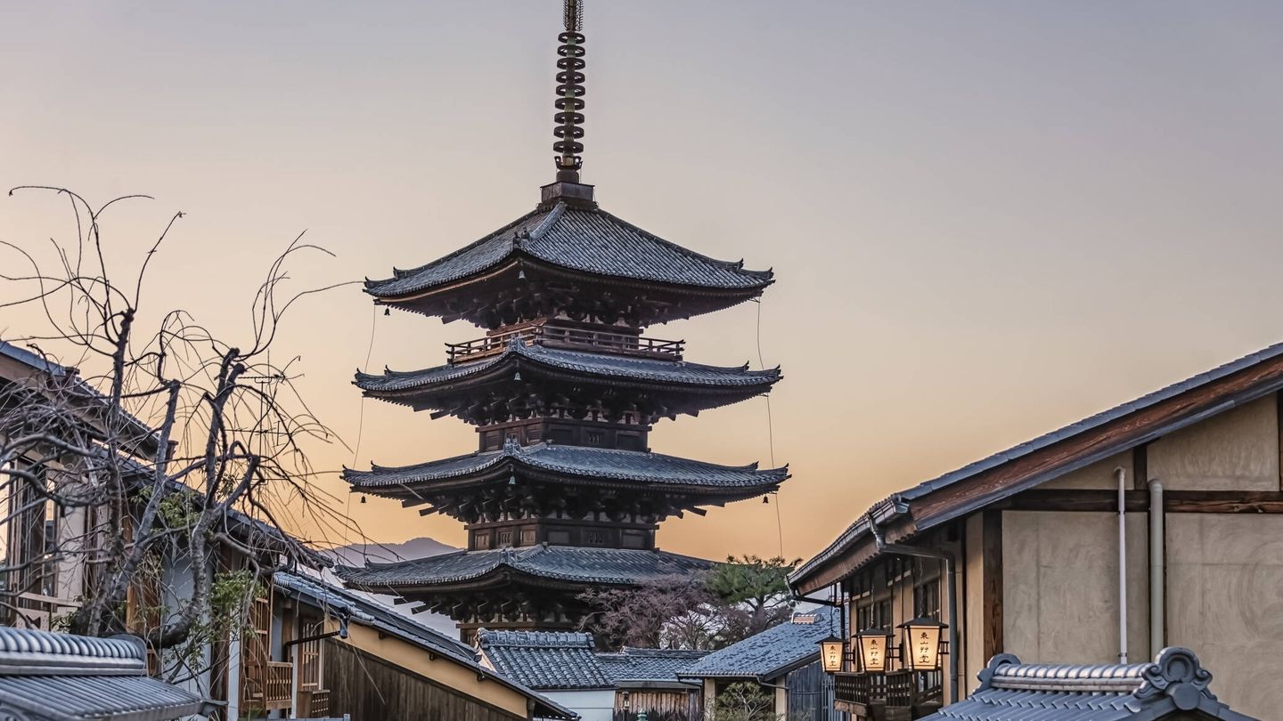 Un templo en Kioto.