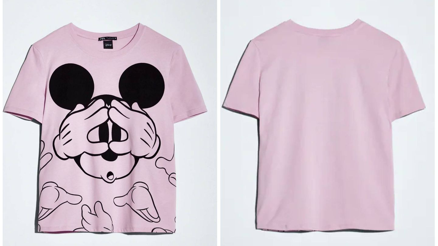 Nueva camiseta de Zara y Disney. (Cortesía)