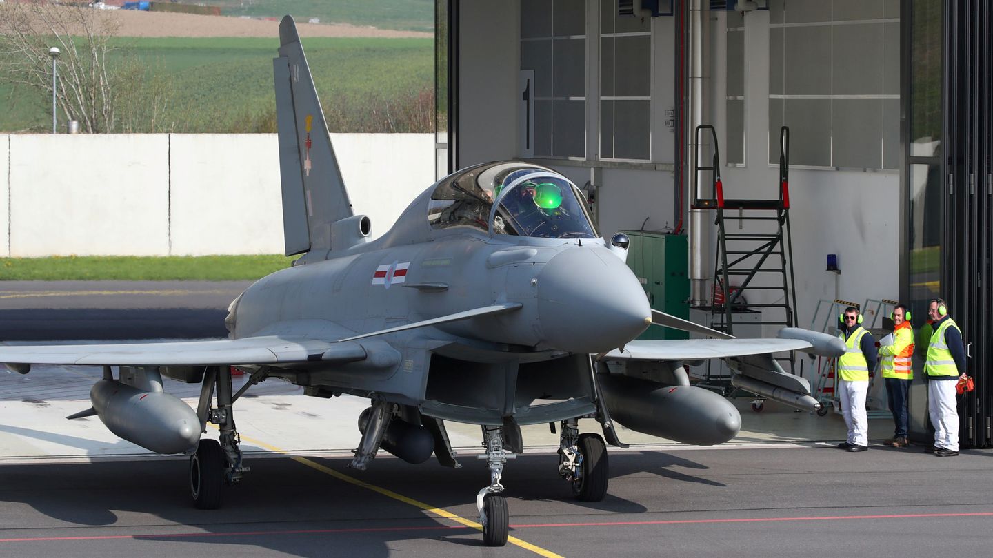 Un Eurofighter Typhoon. (Reuters)