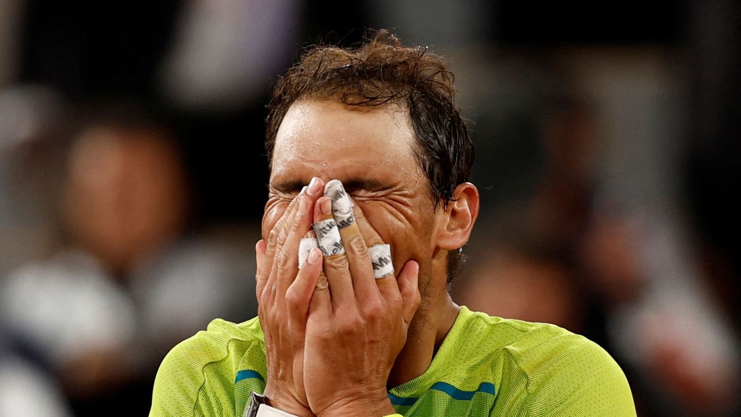 Nadal no se creía la victoria ante Djokovic. (Reuters/Vincent West)