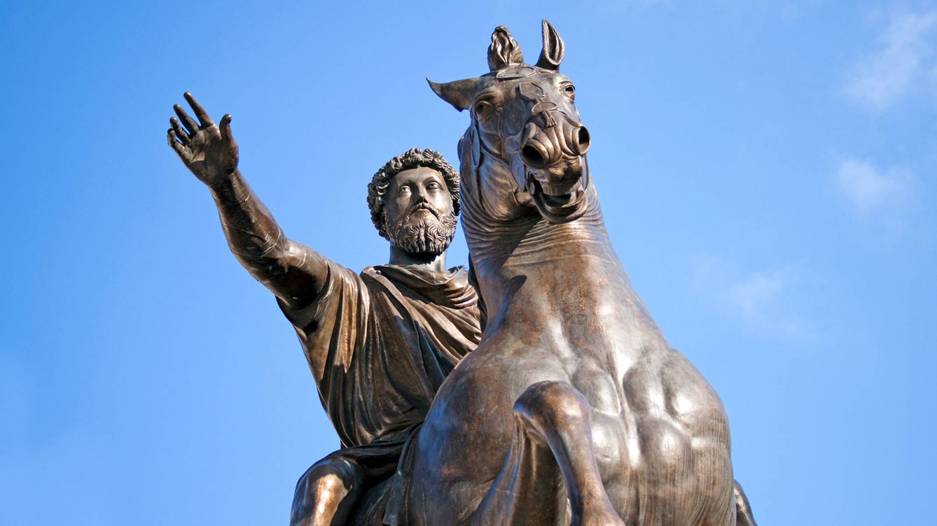 Foto: Estatua de Marco Aurelio en Roma. (iStock/PennaPazza)