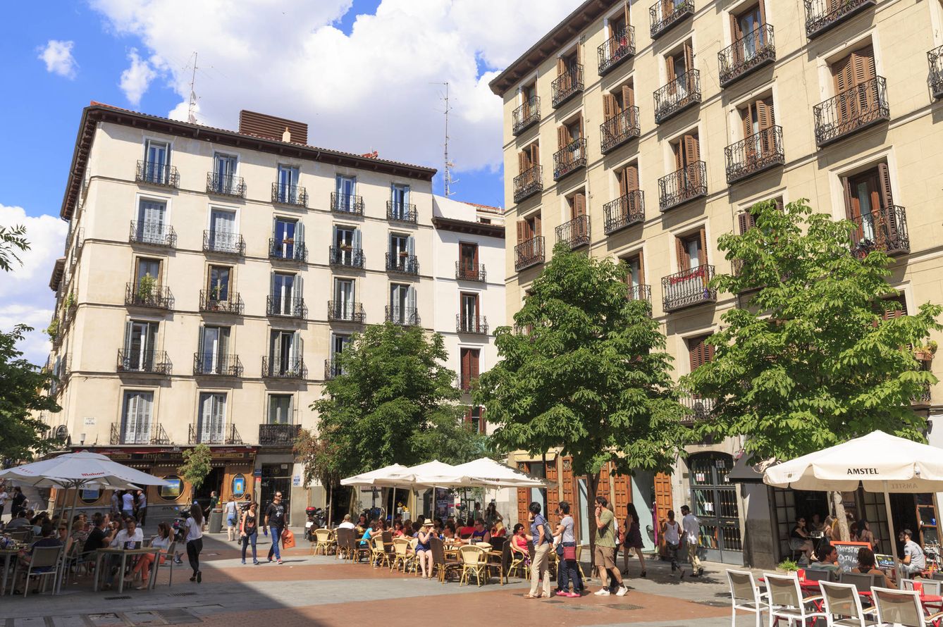 Plaza de Chueca en Madrid.