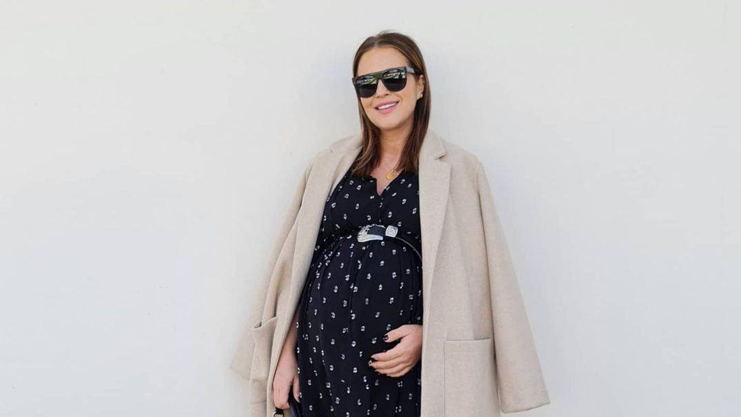 Paula Echevarría, presumiendo de embarazo. (Instagram @pau_eche)