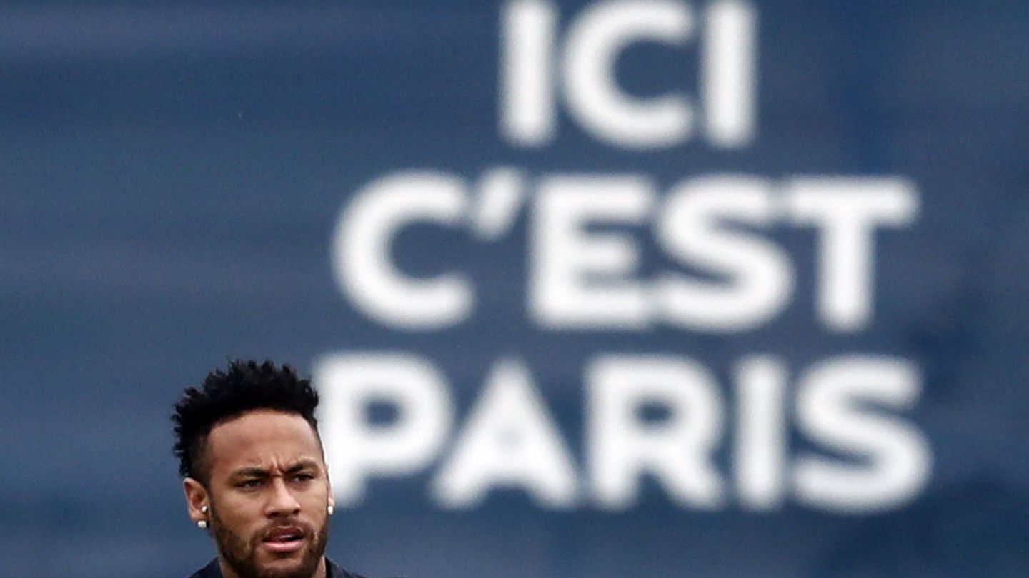 Neymar, en París. (EFE)