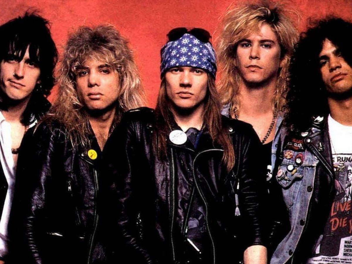 Foto: Guns N' Roses en 1990